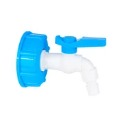Komplet za IBC rezervoar, matica S60x6 + kroglična pipa 3/4 81419