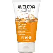 WELEDA Šampon i gel za tuširanje od pomorandže za decu 150ml