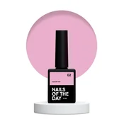 NAILSOFTHEDAY Barvni nadlak 02 - nude-roza nadlak brez lepljive plasti, 10 ml