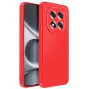 AVIZAR Silikonski ovitek za Redmi Note 15 Pro 5G z robom za kamero, Rdeča, (5000274684)