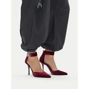 Juicy Couture Čevlji z visoko peto EO-S4S96733-01B Bordo rdeča