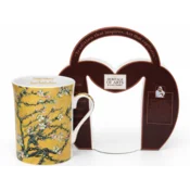 300 ml Van Goghova porcelanasta skodelica z motivom cvetočega mandlja kot darilo