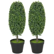 Homestar Set umetnih rastlin 2 kosa 60 cm zelena