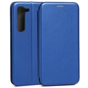 shumee Ovitek Beline z modrim preklopom za Samsung Galaxy S23 Plus
