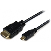 STARTECH HDMI Micro HDMI produžni kabel crna 3m HDADMM3M