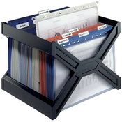 Vješalica za spise, plastična, IZDRŽLJIVA, CARRY plus, crna 261101