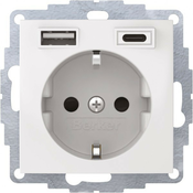 Berker Berker SCHUKO/USB vtičnica 48048989, (20888063)