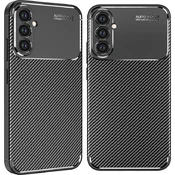 GS Ovitek za Samsung Galaxy A34 5G, karbonski gel, črn