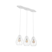 Viseči lestenec BRYLANT na kablu 3xE27/60W/230V, v beli barvi