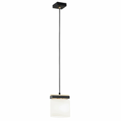 Argon 8276 - Luster na sajli CANOA 1xE27/15W/230V crna