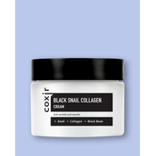 Coxir Krema za lice protiv starenja s puževim mucinom i kolagenom Black Snail Collagen Cream - 30 ml