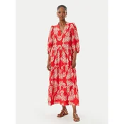 LOLA CASADEMUNT Poletna obleka LS2616138 Svetlo rdeča Regular Fit