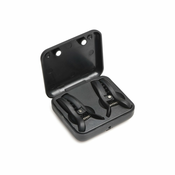 XR Brands - Dark Grip Vibrating Nipple Clamps - Black