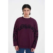 Ed Hardy Pulover temno liila/črna
