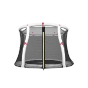 Aga Zaščitna mreža 116 cm za otroško trampolino Rdeča