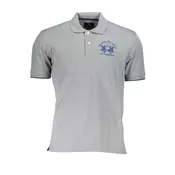 LA MARTINA Muška polo majica CCMP01-PK001_GRIGIO_01002, Siva