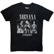 Nirvana Nevermind Tracklist (Back Print) Carbon Black M Majica