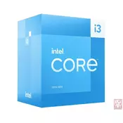 Intel Core i3-13100, 3.40GHz/4.50GHz turbo, 12MB Smart cache, 5MB L2 cache, 4 cores (8 Threads), Intel UHD Graphics 730