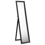 COSTWAY Prosto stoječe ogledalo polne dolžine 155 x 37 cm Črno, (5000263309)