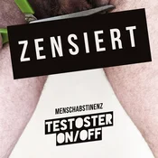 Menschabstinenz - testoteron/off (Limited Edition) (White/Red Marbled Coloured) (LP)