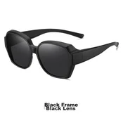 Baixiaoshe Unisex naocare za sunce, Crne