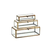 Madam Stoltz Komplet škatel za shranjevanje 3-pack