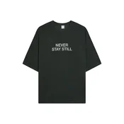 Bershka Majica  črna / naravno bela