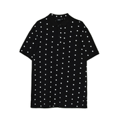 Cropp - Polo majica s potiskom - črna