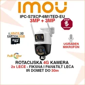 IPC-S7XCP-6M1TED-EU IMOU CRUISER DUAL 2C 4G 6MP AI ROTACIJSKA KAMERA