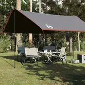 Vidaxl vidaXL Kamperska ponjava, oranžna, 430 x 380 x 210 cm, vodoodporna