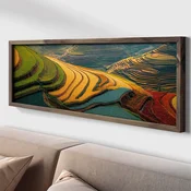 LAC080-120 Multicolor Decorative Framed MDF Painting