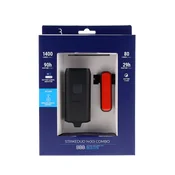 BBB StrikeDuo 1400i + Signal 80 Wireless remote Komplet luči za kolo