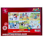 Just Jigsaws 490 Inclusion - Lesena sestavljanka 72 kosov