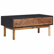 Stolic za kavu 90 x 50 x 40 cm od masivnog drva bagrema i MDF-a