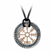 Ogrlica z obeskom ALCHEMY GOTHIC - Niu Heimar Vegvisir - P893