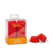 Decora Rdeči papirnati modelčki za kolačke 32x22 mm 200 kosov