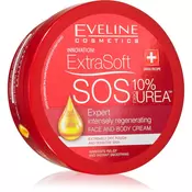 Eveline Cosmetics Extra Soft SOS intenzivna regeneracijska krema za telo in obraz 175 ml
