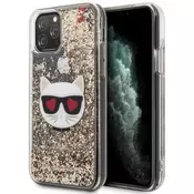 Karl Lagerfeld iPhone 11 Pro Hardcase Gold Glitter Choupette (KLHCN58LCGLGO)
