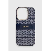 Etui za telefon Dkny iPhone 15 Pro 6.1 boja: tamno plava, DKHMP15LHRHSEB