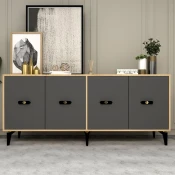 Hanah Home Konzolni sto Fly, 180x82.6x35 cm, Antracit