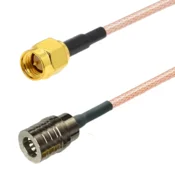 Pigtail QMA vtič/SMA vtič RG316 20 cm