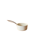 Karaca Nelepljivi indukcioni sosijer sa nerdajucom drškom Swiss Crystal Almond, 14 cm, Krem