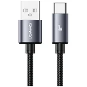 USAMS USAMS 18W USB-C NA USB-A KABEL ZA IPHONE 11 12 13 14 15 1M HITR POLNILNIK