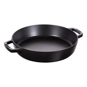 Postrežba litoželezna ponev črna Približno 26 cm Staub
