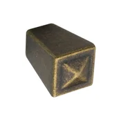 Pohištveni gumb Atlanta, Š 18 mm, G 27 mm - ZN, antik