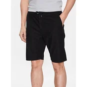 Guess Kratke hlače iz tkanine Mick M3GD02 WFBX3 Črna Loose Fit