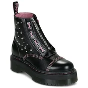 Dr. Martens SINCLAIR HS BLACK MILLED GLOSS Črna
