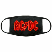 Maska AC/DC - Neon Logo - Crna - ROCK OFF - ACDCMASK02B