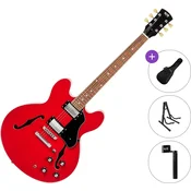 PSD Guitars SH-100 Basic SET Cherry Red Jazz kitara (polakustična)
