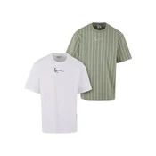 Karl Kani Majica Small Signature Essential zelena/bela